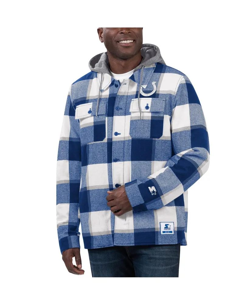 Indianapolis Colts Tommy Hilfiger Quarter-Zip Pullover Hoodie - Royal