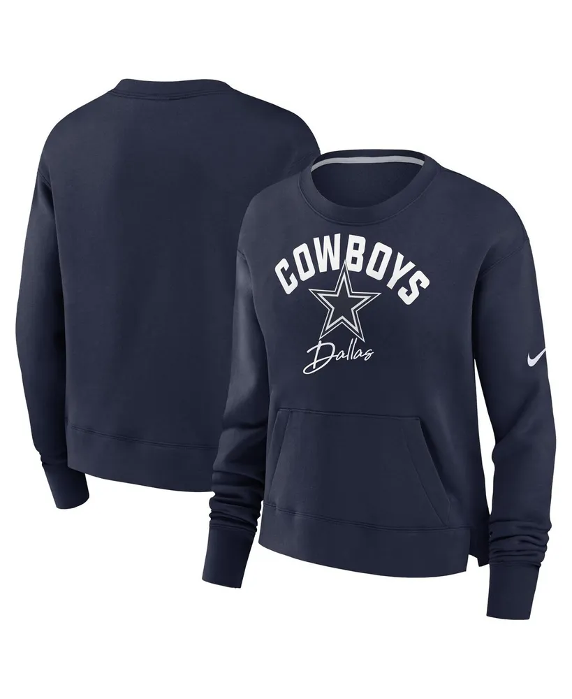 Women's Tommy Bahama Heathered Navy Dallas Cowboys Sport Sun Fade Full-Zip  Sweatshirt