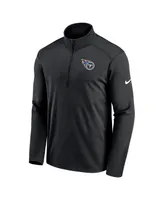 Men's Nike Black Tennessee Titans Pacer Half-Zip Top