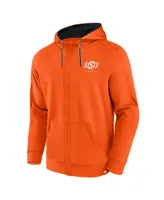 Men's Fanatics Orange Oklahoma State Cowboys Power Index Full-Zip Hoodie