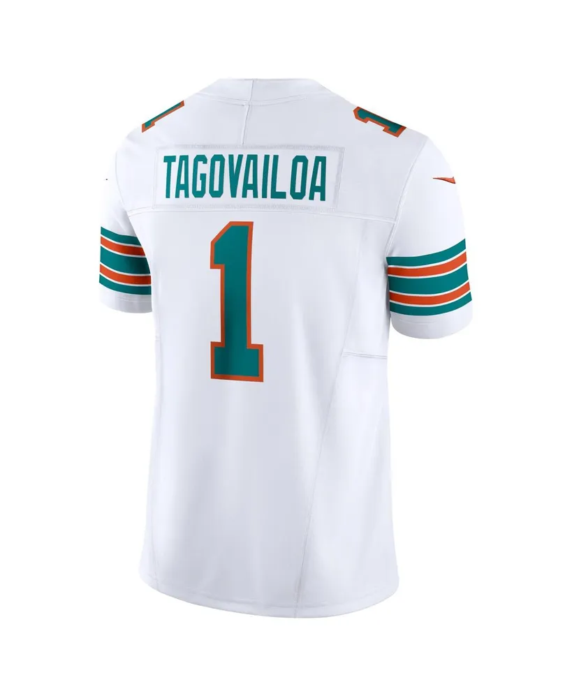 Men's Nike Tua Tagovailoa White Miami Dolphins Alternate Vapor F.u.s.e. Limited Jersey