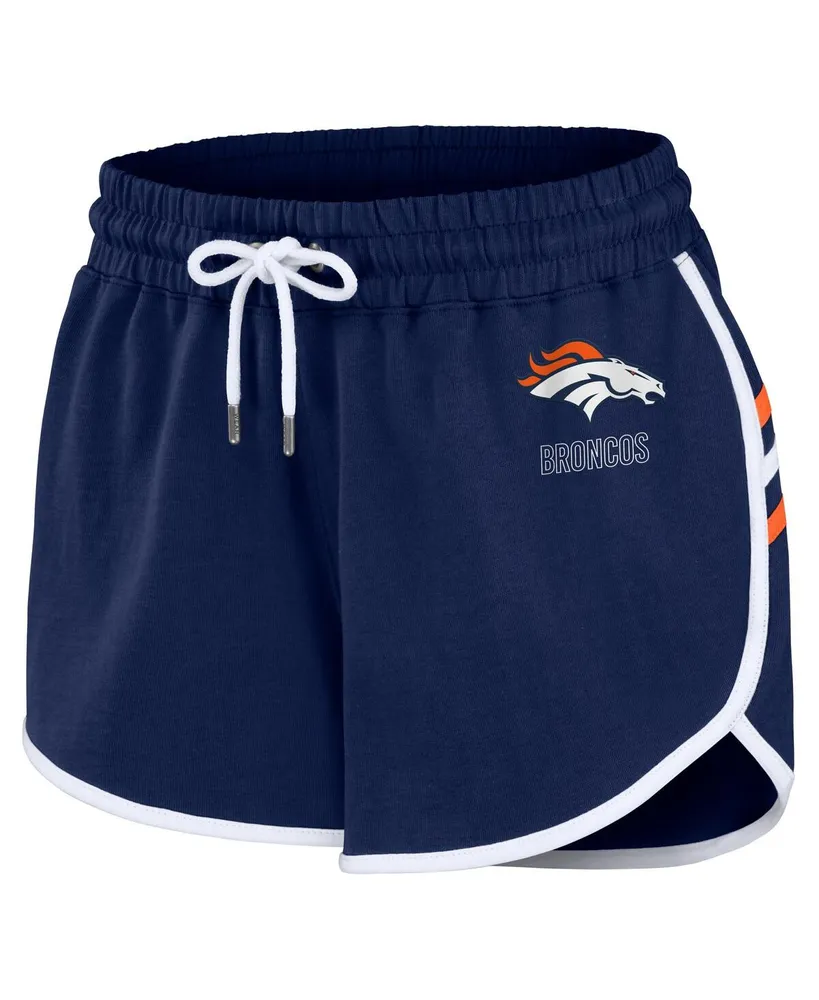 Women's Wear by Erin Andrews Navy Denver Broncos Hem Shorts