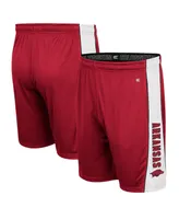 Men's Colosseum Cardinal Arkansas Razorbacks Panel Shorts