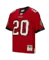 Men's Mitchell & Ness Ronde Barber Red Tampa Bay Buccaneers 2002 Legacy Retired Player Jersey