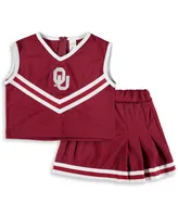 Big Girls Crimson Oklahoma Sooners Two-Piece Cheer Set