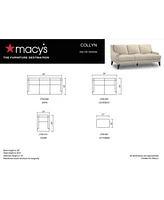 Collyn Modern Leather Sofa Collection Created For Macys