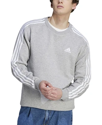 adidas Men's Essentials Fleece 3-Stripes Sweatshirt