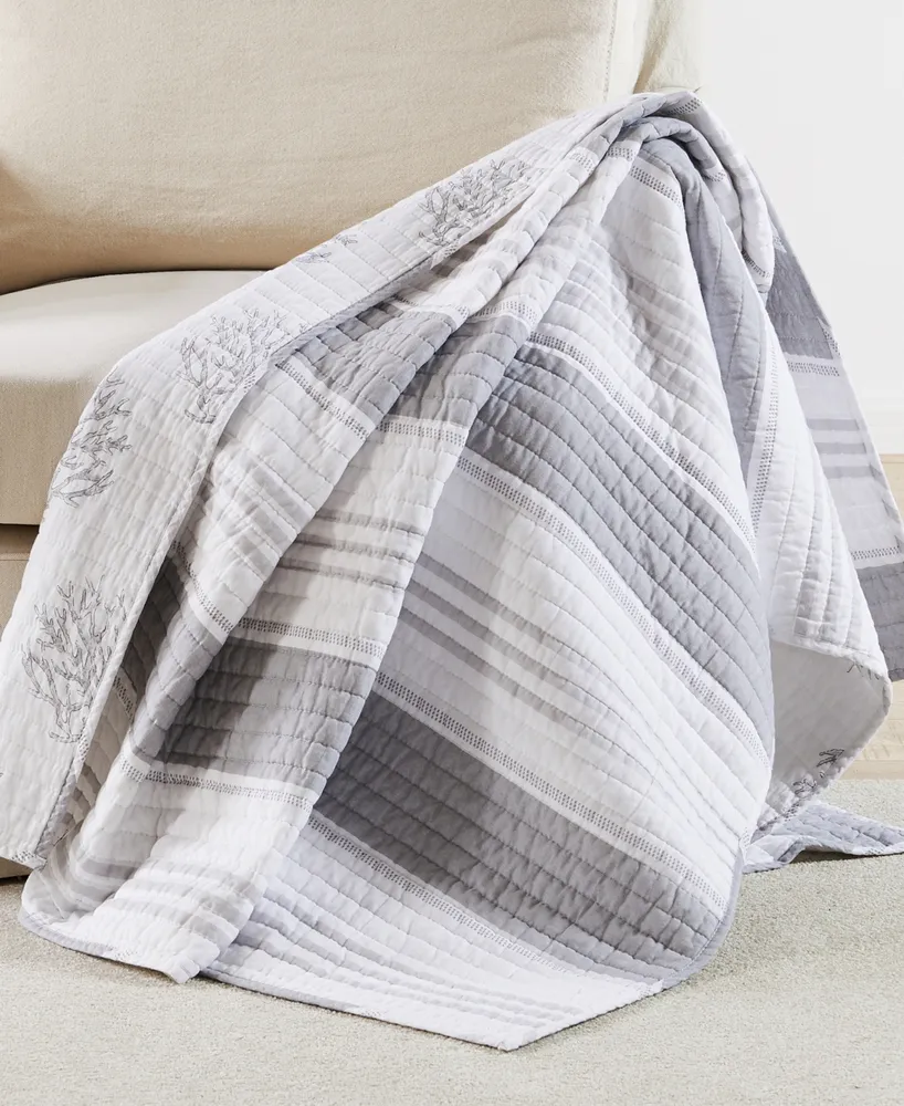 Levtex Nantucket Reversible Quilted Throw, 50" x 60"