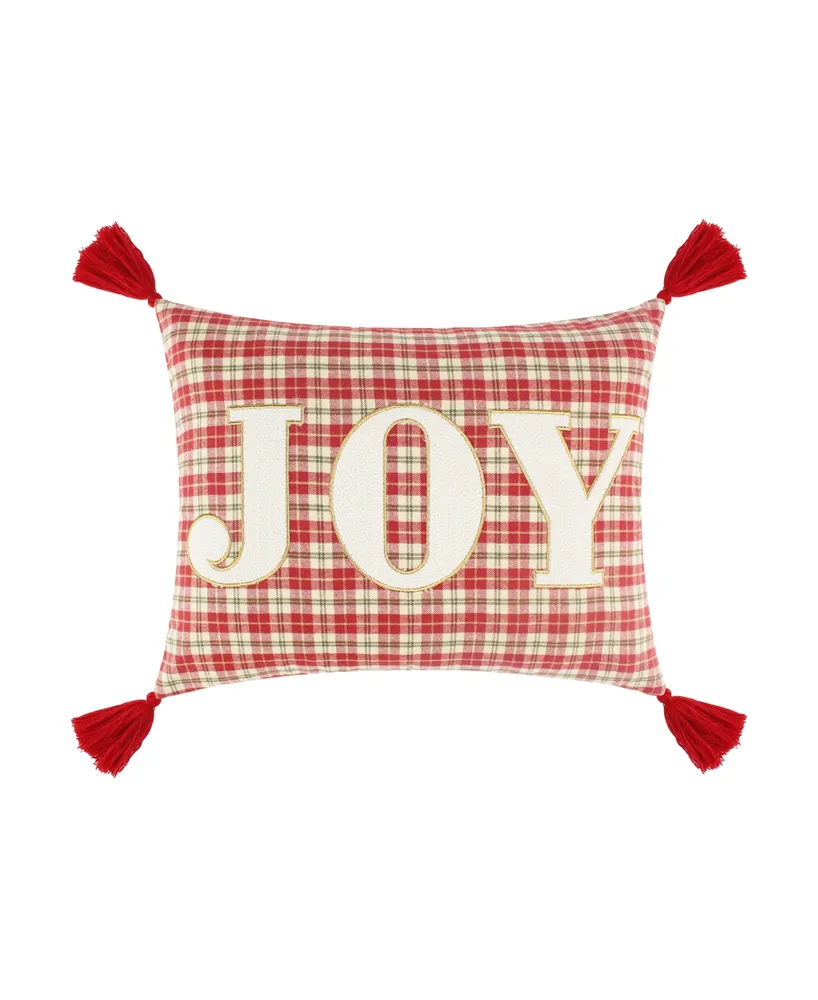 Levtex Home for Christmas Tassel Decorative Pillow, 14" x 18"