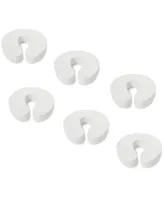 Jool Baby Toddler Door Finger Pinch Guards - Protects ren from Injuries and Lock-Ins, Soft Eva Foam, Damage-Free - Baby Safety (6 Pack)