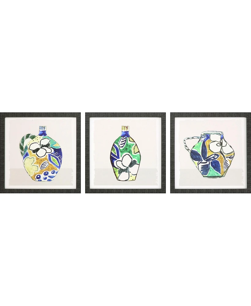 Picasso Vase Framed Art, Set of 3