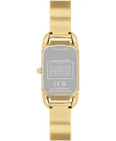 Coach Women's Cadie Gold-Tone Stainless Steel Bangle Bracelet Watch 17.5mm x 28.5mm