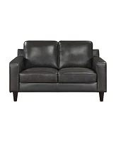 White Label Donegal 60" Leather Love Seat