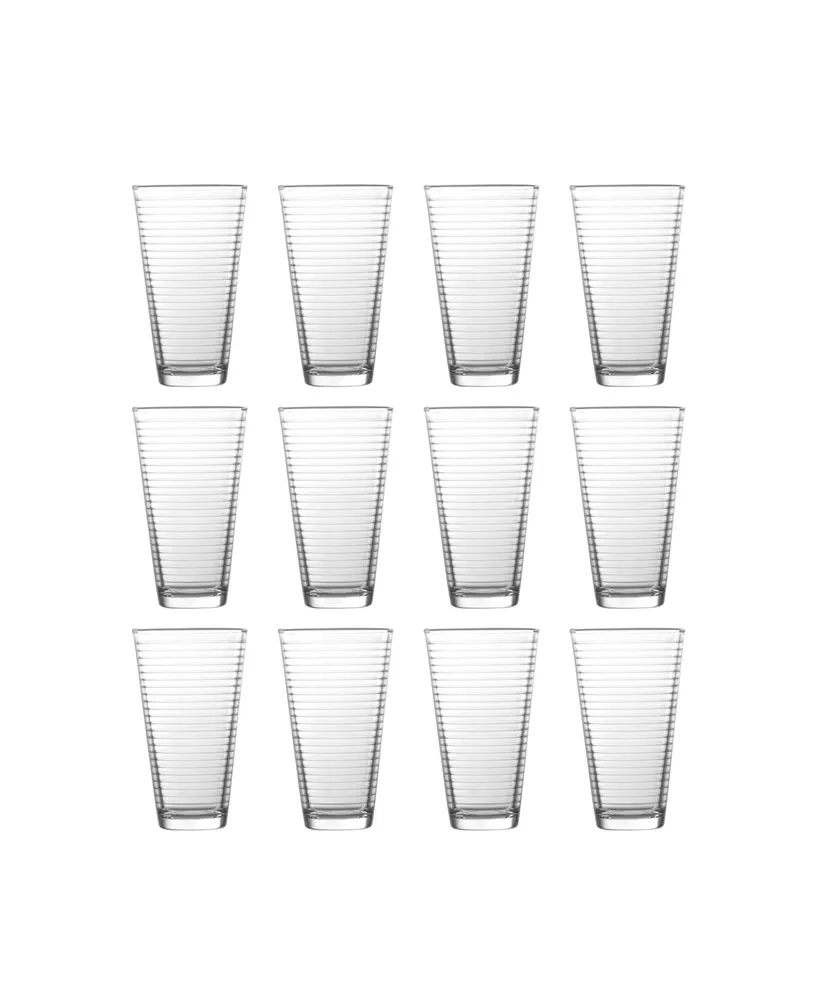 Fortessa Arcade Highball Glass 11.25 oz, Set of 12