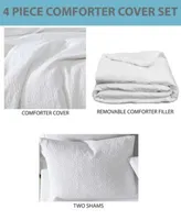 Riverbrook Home Fagen Matelasse 4 Pc. Comforter With Removable Cover Sets