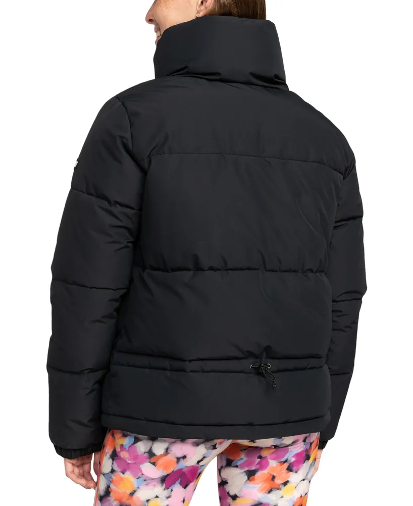Roxy Juniors' Winter Rebel Puffed-Collar Bomber Jacket