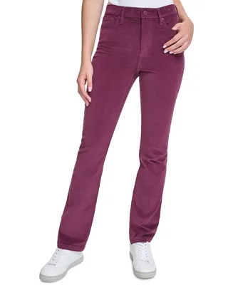 Calvin Klein Jeans Women's High-Rise Bootcut Corduroy Pants