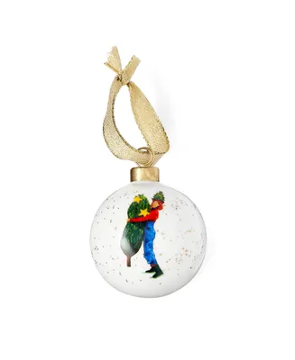 Kit Kemp for Spode Christmas Doodles Branch Manager Bauble Ornament