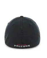 Men's '47 Brand Black Atlanta Falcons Franchise Logo Fitted Hat