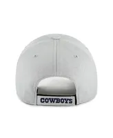 Men's '47 Brand Gray Dallas Cowboys "D" Mvp Adjustable Hat