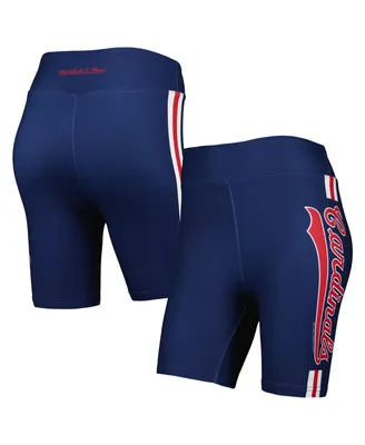 Women's Mitchell & Ness Navy St. Louis Cardinals Biker Shorts