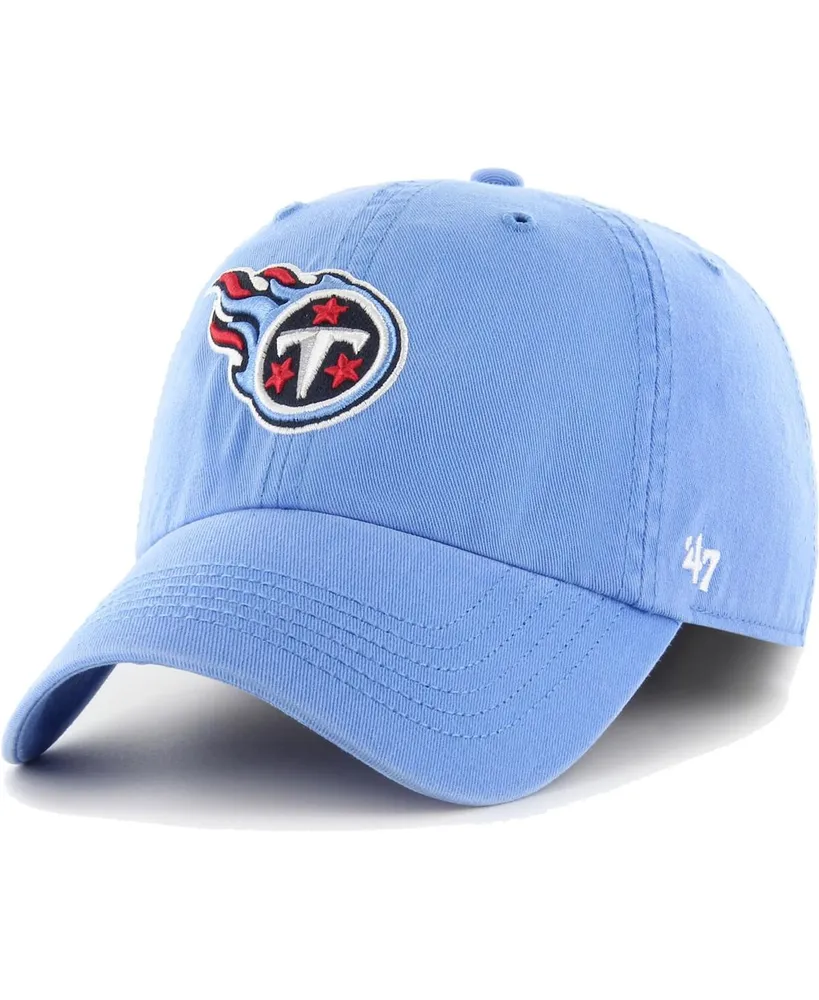 Men's Tennessee Titans '47 Light Blue Bering Cuffed Knit Hat with Pom