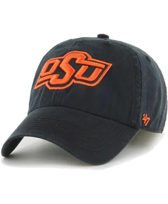Men's '47 Brand Black Oklahoma State Cowboys Franchise Fitted Hat