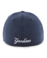 Men's '47 Brand Navy New York Yankees Franchise Logo Fitted Hat