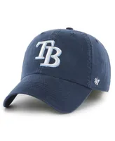 Men's '47 Brand Navy Tampa Bay Rays Franchise Logo Fitted Hat