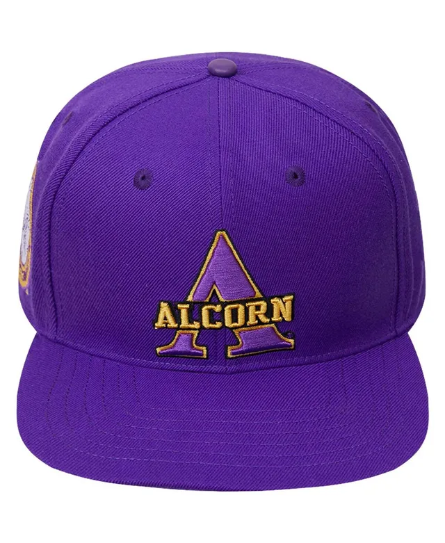 Alcorn State Braves Pro Standard Evergreen Primary Logo Snapback Hat -  Purple