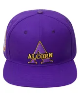 Men's Pro Standard Purple Alcorn State Braves Evergreen Primary Logo Snapback Hat