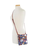 Women's Dooney & Bourke Atlanta Braves Game Day Triple Zip Crossbody Purse