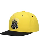 Men's Mitchell & Ness Gold Columbus Crew Breakthrough Snapback Hat