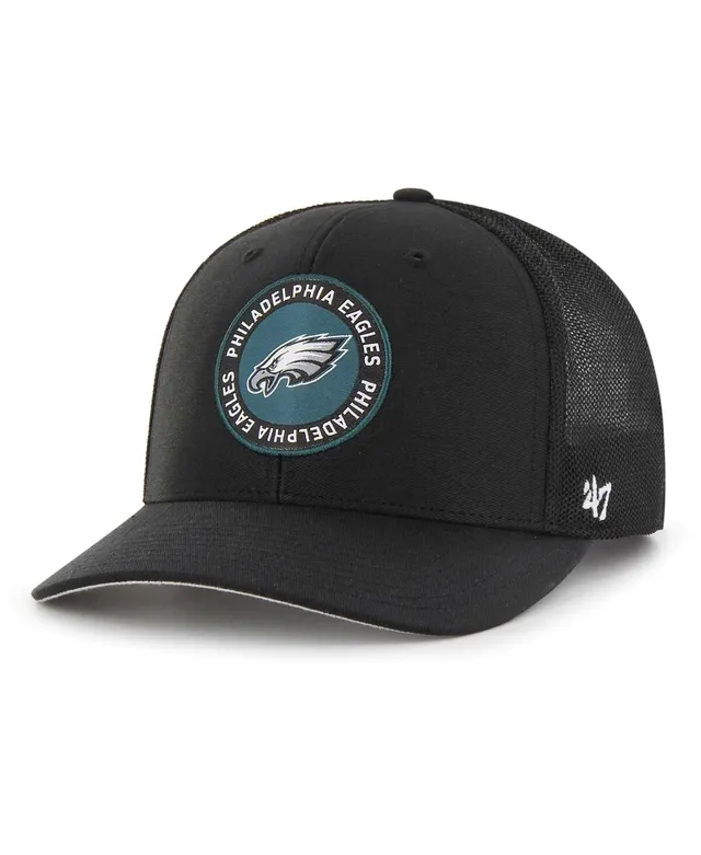 Men's '47 Black Philadelphia Eagles 2022 NFC Champions MVP Adjustable Hat