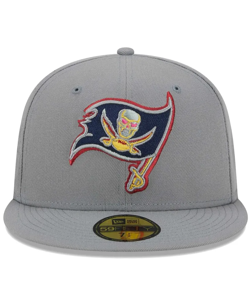 Men's New Era Gray Tampa Bay Buccaneers Color Pack 59FIFTY Fitted Hat