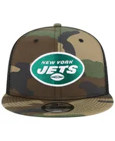 Men's New Era Camo New York Jets Main Trucker 9FIFTY Snapback Hat