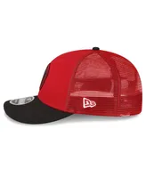 Men's New Era Cardinal, Black Arizona Cardinals 2023 Sideline Low Profile 9FIFTY Snapback Hat