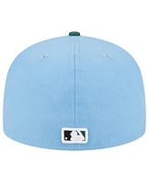 Men's New Era Sky Blue, Cilantro York Yankees 2000 Subway Series 59FIFTY Fitted Hat