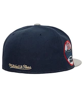 Men's Mitchell & Ness Cream, Gray New York Yankees Yankee Stadium 50th Anniversary Homefield Fitted Hat