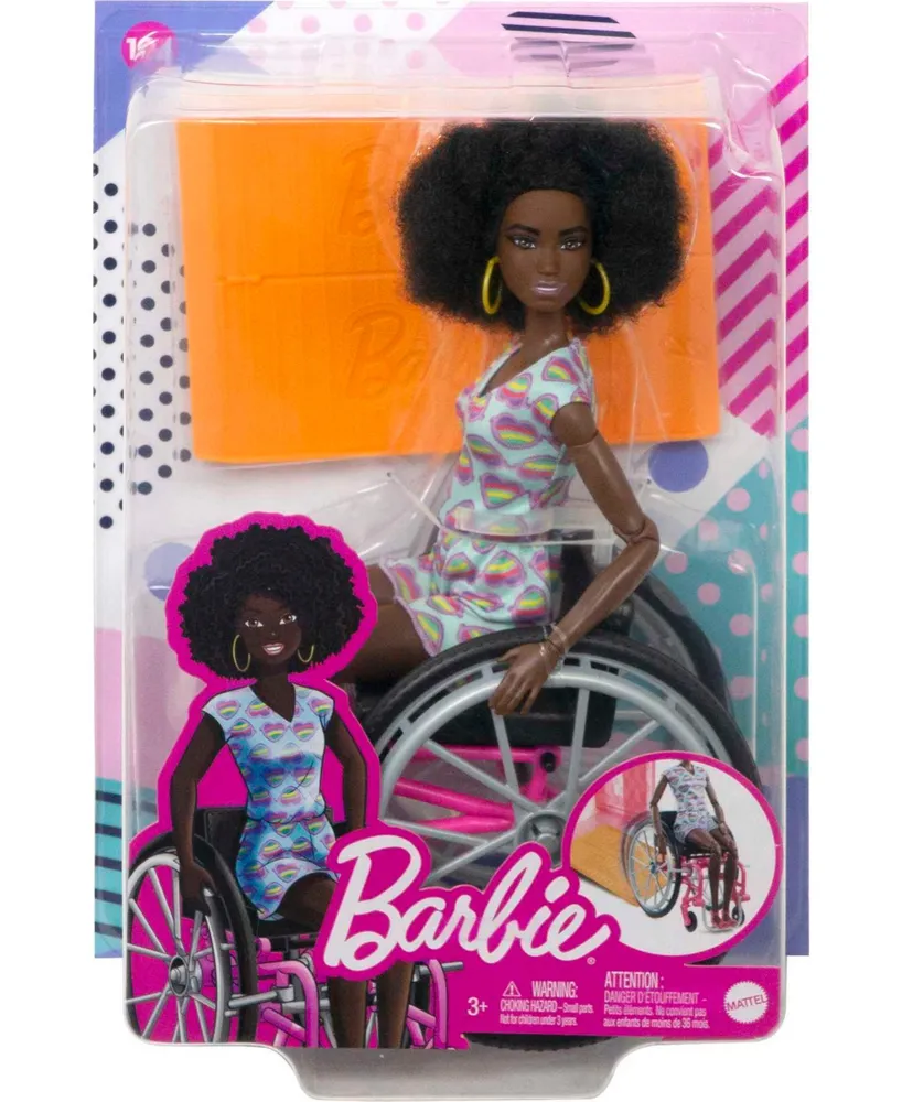 Barbie Fashionistas Doll with Wheelchair and Ramp - Multi