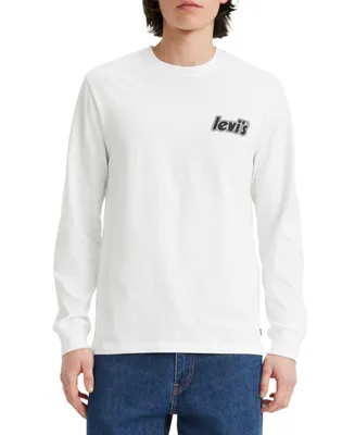 Levi's Men's Relaxed Fit Long-Sleeve Logo Graphic T-Shirt