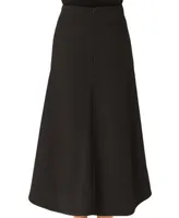 Adrienne Landau Women's Embellished Gathered High-Low Midi Skirt