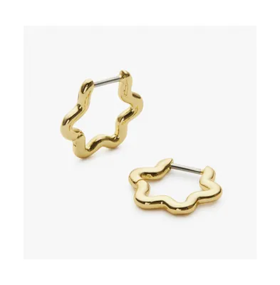 Ana Luisa Gold Hoop Earrings Whsl - Onda Mini