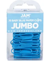 Jam Paper Colorful Jumbo Paper Clips - Large 2" - Paperclips - 75 Per Pack