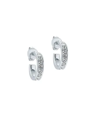 Seenita: Crystal Small Hoop Earrings For Women