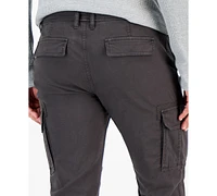 Sun + Stone Men's Garment-dyed Straight-Fit Morrison Tapered Cargo Pants, Created for Macy's