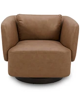 Rosecrans 36" Fabric Accent Swivel Chair, Created for Macy's