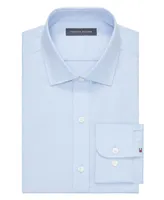 Tommy Hilfiger Men's Slim Fit Th Flex Essentials Wrinkle Resistant Stretch Dress Shirt