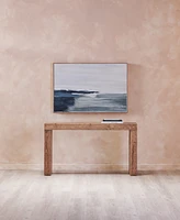 Evander 55" Aged Oak Rectangle Console Table