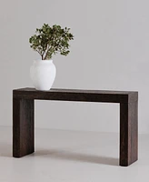 Evander 55" Oak Rectangle Console Table